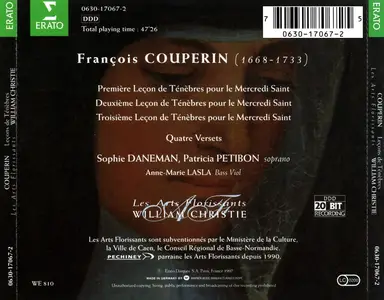 William Christie, Les Arts Florissants - François Couperin: Leçons de Ténèbres (1998)