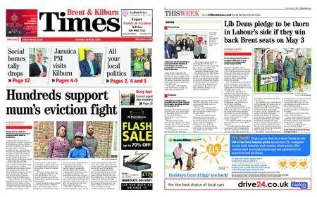 Brent & Kilburn Times – April 26, 2018