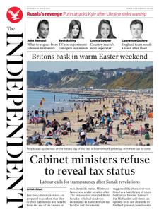 The Independent – 16 April 2022