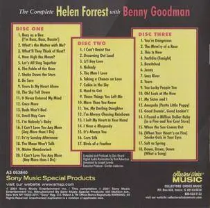 Helen Forrest - The Complete Helen Forrest With Benny Goodman (3CD) (2001)