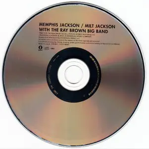 Milt Jackson With The Ray Brown Big Band - Memphis Jackson (1969) {2014 Japan Rare Groove Funk Best Collection 1000 UCCU-90082}
