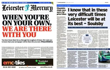 Leicester Mercury – March 20, 2020
