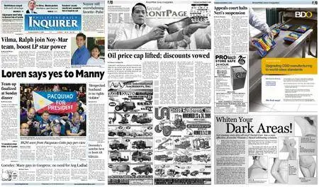 Philippine Daily Inquirer – November 17, 2009