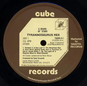 Tyrannosaurus Rex - A Beard of Stars (Regal Zonophone 1970) 24-bit/96kHz Vinyl Rip