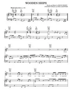 Wooden Ships - Crosby, Stills & Nash, Crosby, Stills, Nash & Young (Piano-Vocal-Guitar)