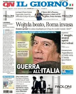 IL GIORNO 01 MAGGIO 2011