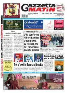 Gazzetta Matin - 15 Gennaio 2018