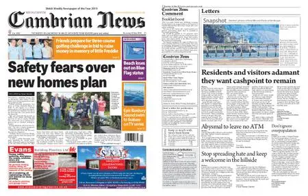 Cambrian News Arfon & Dwyfor – 17 May 2019