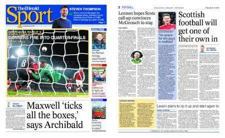 The Herald Sport (Scotland) – March 16, 2018