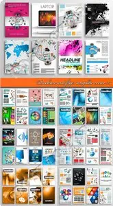 Brochure and flyer template vector 25