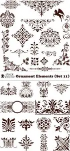 Vectors - Ornament Elements (Set 11)