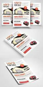 CreativeMarket Yard Sale Print Template Flyer 2297756