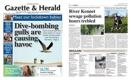 Gazette & Herald – April 01, 2021