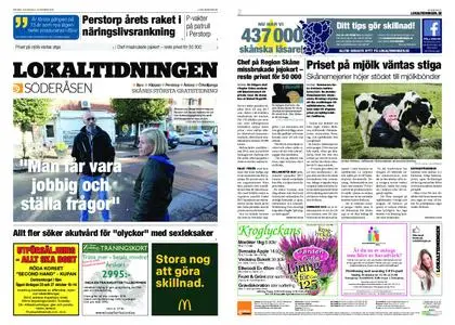 Lokaltidningen Söderåsen – 13 oktober 2018