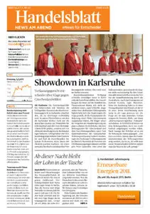 Handelsblatt News am Abend vom 05.07.2011