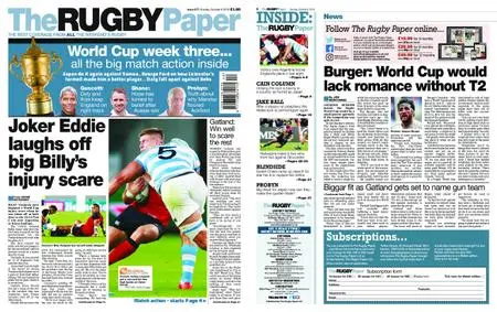 The Rugby Paper – October 06, 2019