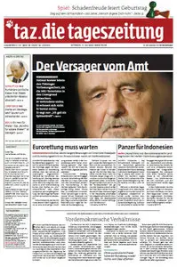 Tageszeitung TAZ vom 11 Juli 2012