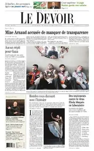 Le Devoir du 31 Juillet 2014