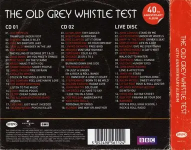 Various Artists - The Old Grey Whistle Test. 40th Anniversary Album (2011) [3CD Set] {Rhino}