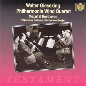 Walter Gieseking, Philharmonia Orchestra, Herbert von Karajan - Mozart, Beethoven: Philharmonia Wind Quartet (1996)