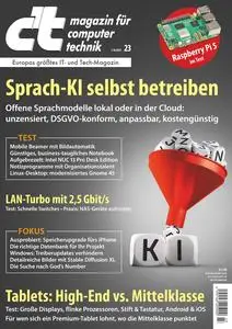 c't Magazin für Computertechnik - 05 Oktober 2023