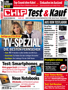 Chip Test und Kauf Magazin Oktober November No 06 2013