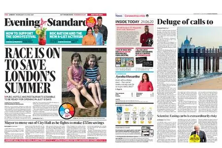 London Evening Standard – June 24, 2020