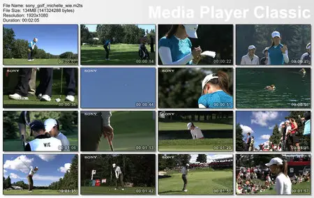 Sony High Definition Demo - Golfer Michelle Wie 