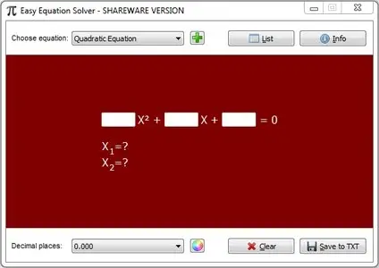 Easy Equation Solver 1.70