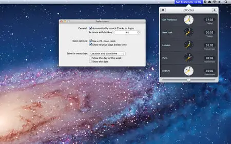 Clocks v1.2.4 Mac OS X