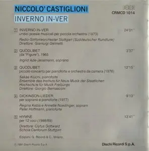 Niccolo' Castiglioni - Inverno in-ver (1991)