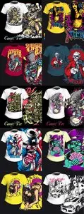 10 Creative T-Shirt Design Vector Set