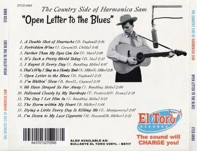 The Country Side Of Harmonica Sam - Open Letter To The Blues (2015) {El Toro Records ETCD6068}