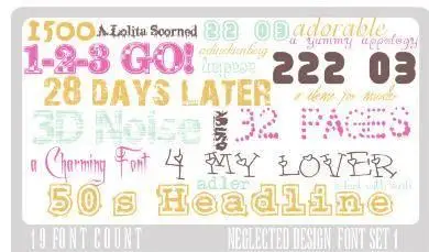 FontSet One