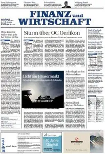 Finanz und Wirtschaft vom Samstag, 16. März 2012