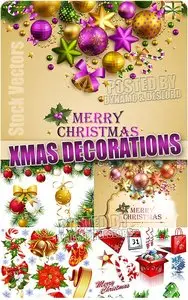 Xmas decorations - Stock Vectors