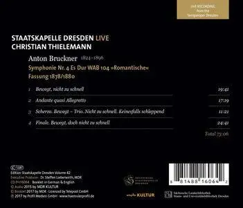 Christian Thielemann - Bruckner: Symphony No. 4 in E-Flat Major, WAB 104 "Romantic" (2017)