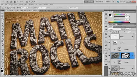 Photoshop CS5 Extended One-on-One: 3D Type Effects (Repost)