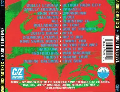 VA - Hard To Believe: A Kiss Covers Compilation (1992) {C/Z} **[RE-UP]**