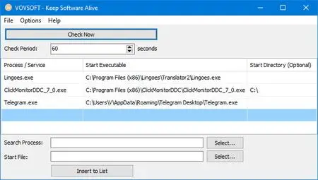 VovSoft Keep Software Alive 3.2