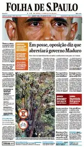 Folha de São Paulo - 06 de janeiro de 2016 - Quarta