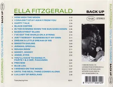 Ella Fitzgerald - You'll Have To Swing It - 2005 