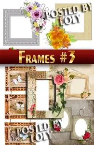 Flower frame #2 - Stock Photo