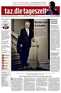 Tageszeitung TAZ vom 12 Maerz 2015