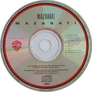 Mazarati - s/t (1986) {1990 Paisley Park/Warner Bros. Japan} **[RE-UP]**