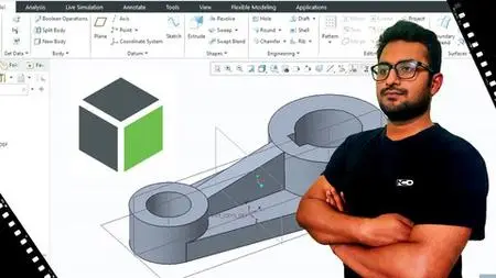 Ptc Creo Academy: A Comprehensive Course On Part Modeling.