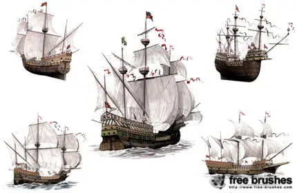 Warships Brushes