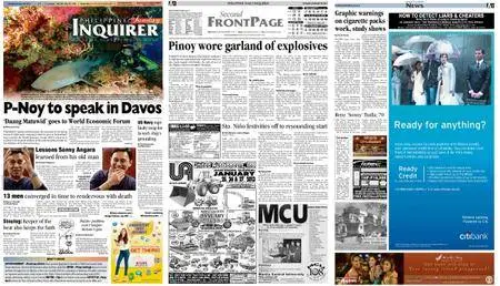 Philippine Daily Inquirer – January 20, 2013