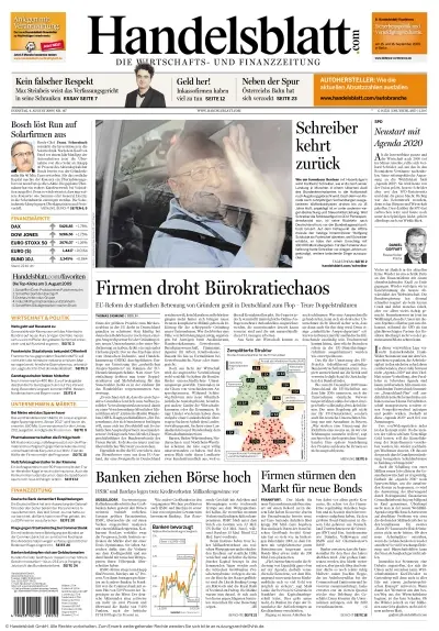 Handelsblatt vom 04.08.2009