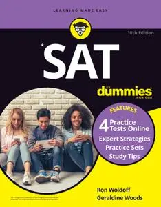 SAT For Dummies: Book + 4 Practice Tests Online, 10th Edition